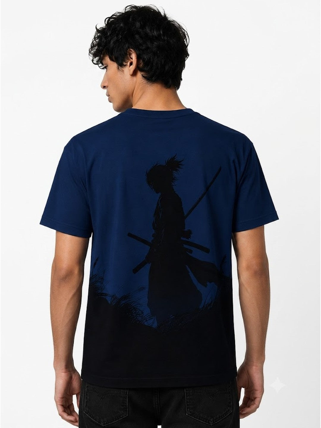 Neo Seoul Printed Round Neck Regular Pre-customized Tshirt for Men