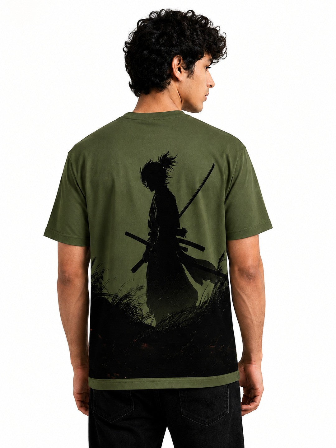 Neo Seoul Printed Round Neck Regular Pre-customized Tshirt for Men