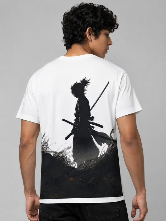 Neo Seoul Printed Round Neck Regular Pre-customized Tshirt for Men