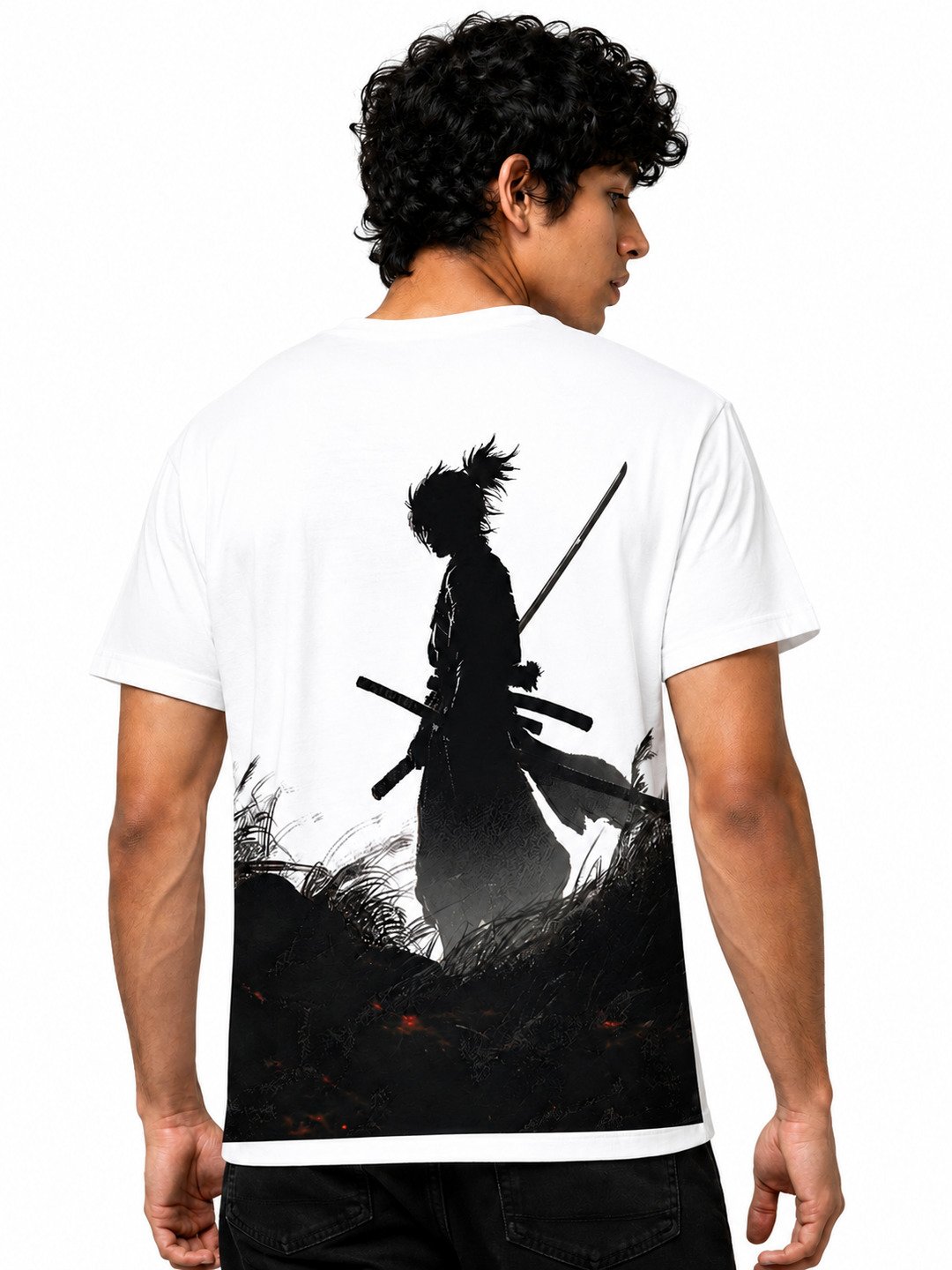 Neo Seoul Printed Round Neck Regular Pre-customized Tshirt for Men