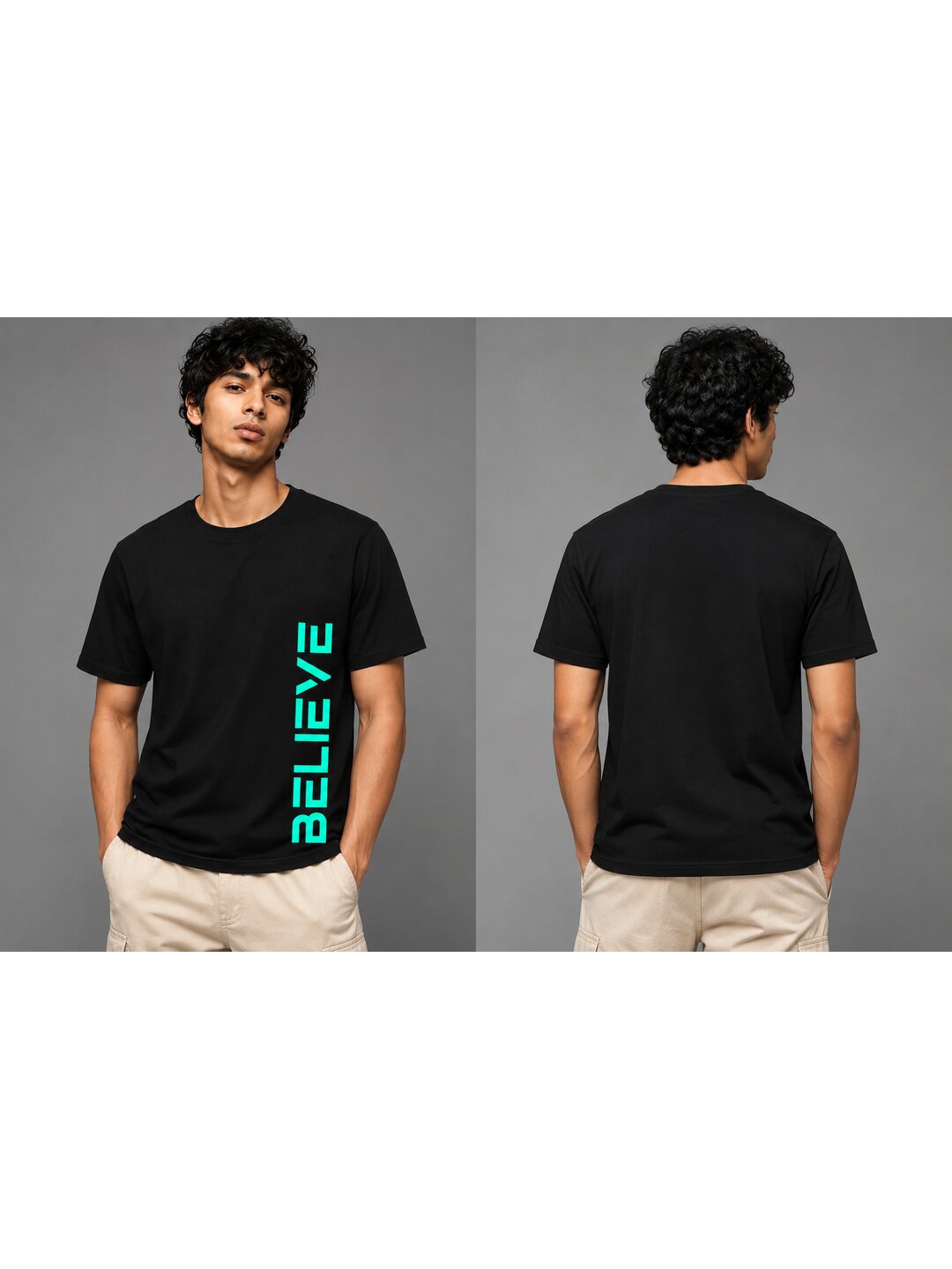 Trendy 03 Printed Round Neck Regular Pre customized Tshirt for Men