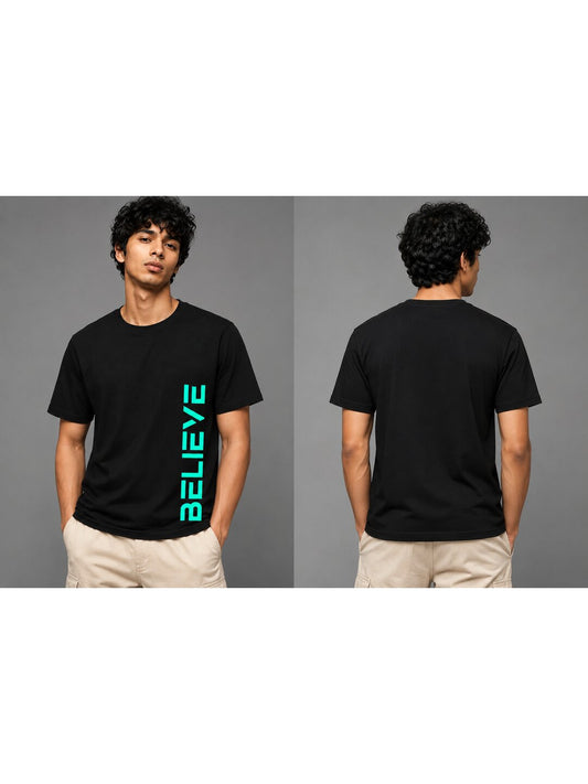 Trendy 03 Printed Round Neck Regular Pre customized Tshirt for Men