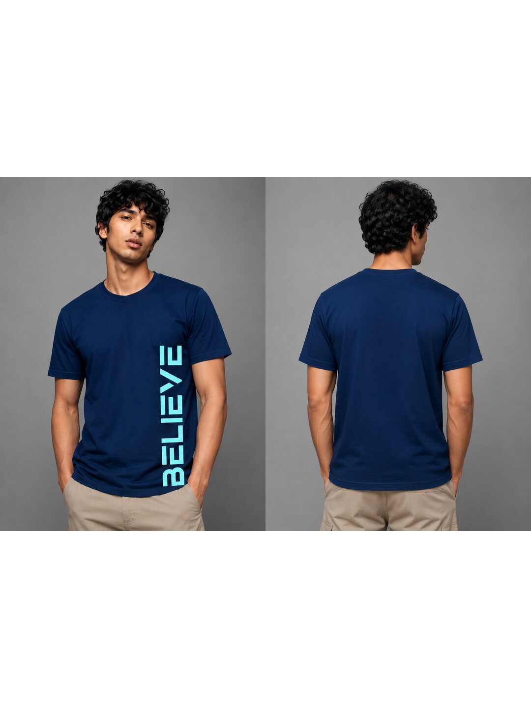 Trendy 03 Printed Round Neck Regular Pre customized Tshirt for Men