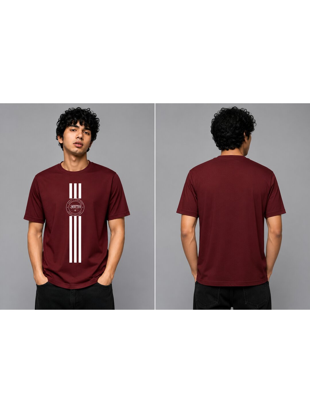 Trendy 04 Printed Round Neck Regular Pre customized Tshirt for Men