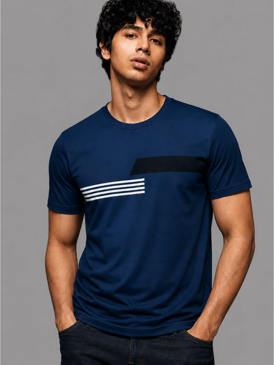 Trendy 12 Printed Round Neck Regular Pre customized Tshirt for Men