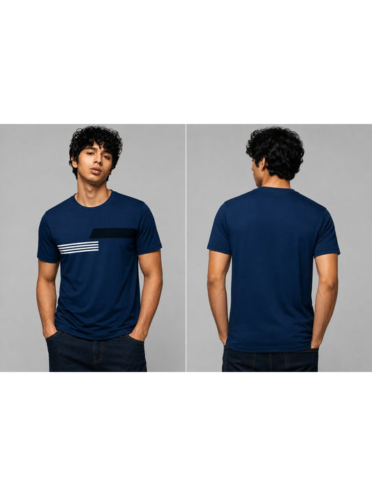 Trendy 12 Printed Round Neck Regular Pre customized Tshirt for Men