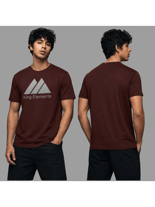 Trendy 16 Printed Round Neck Regular Pre customized Tshirt for Men
