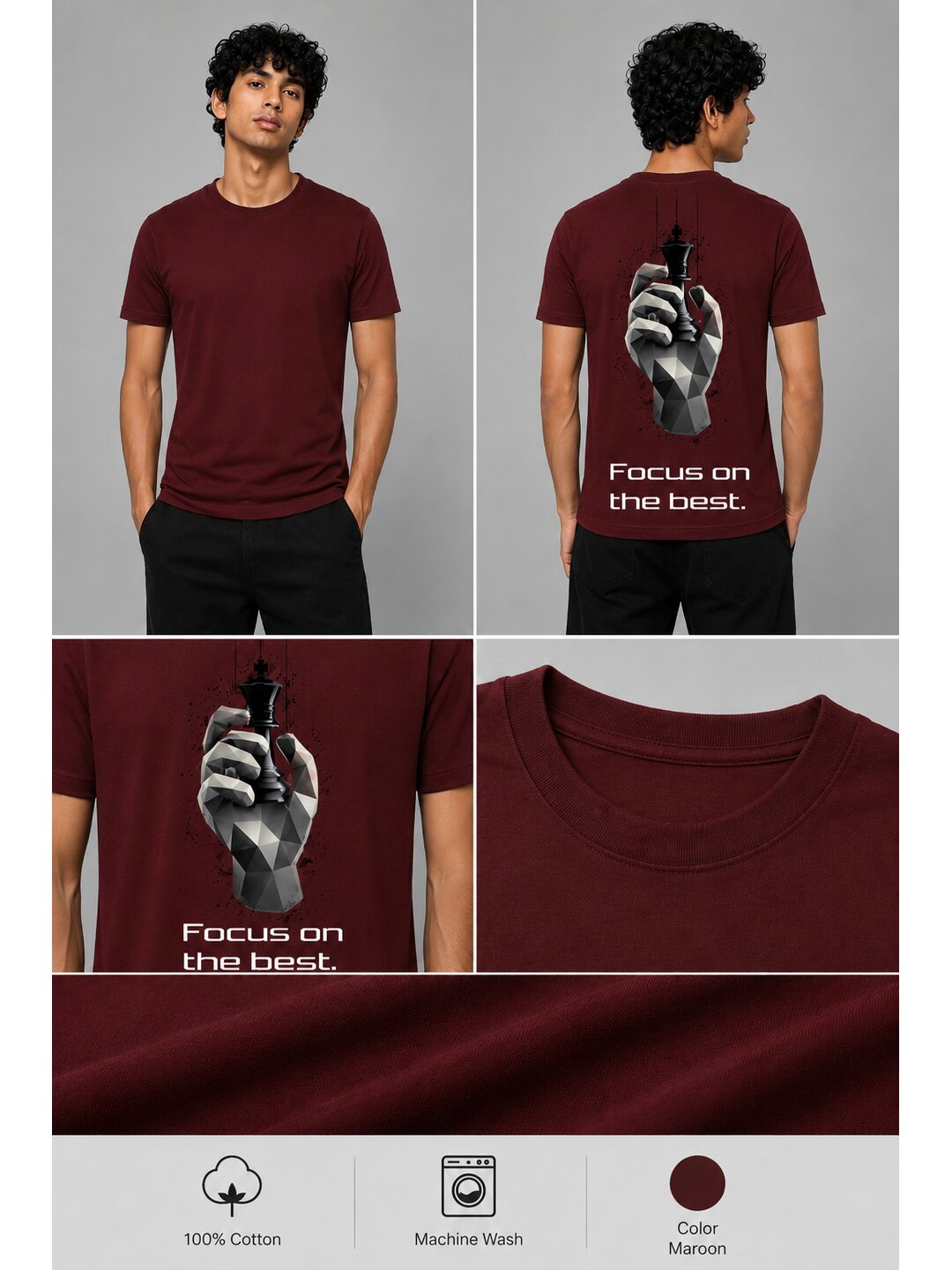 Word Idioms 11 Printed Round Neck Regular Pre customized Tshirt for Men