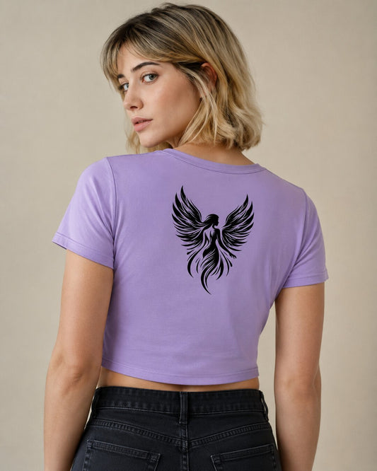 Aesthetic-014-Printed-Round-Neck-Crop-Tshirt-for-Women