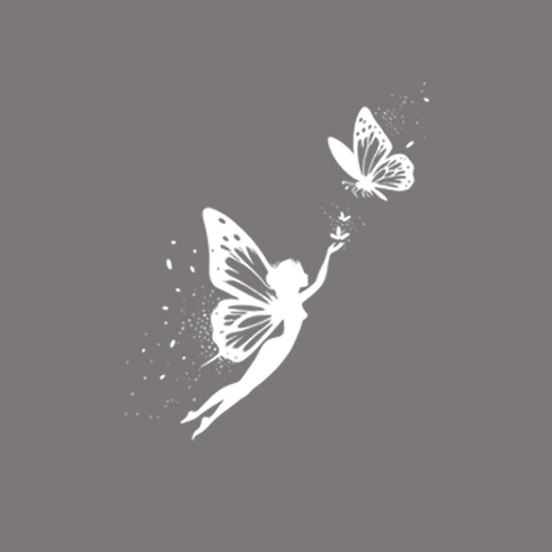 Butterfly lady Printed Round Neck Crop Pre-customized Tshirt for Women