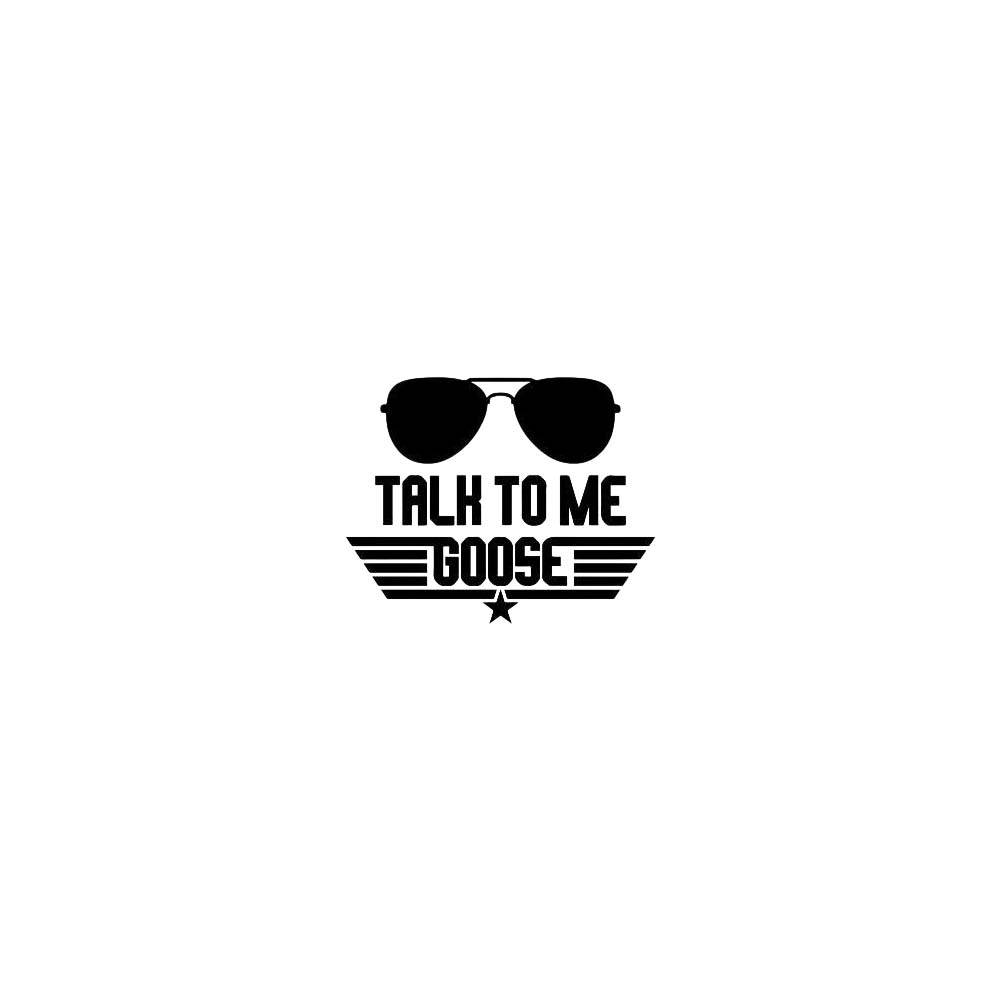 Talk to Me Goose Printed Round Neck Crop Pre-customized Tshirt for Women