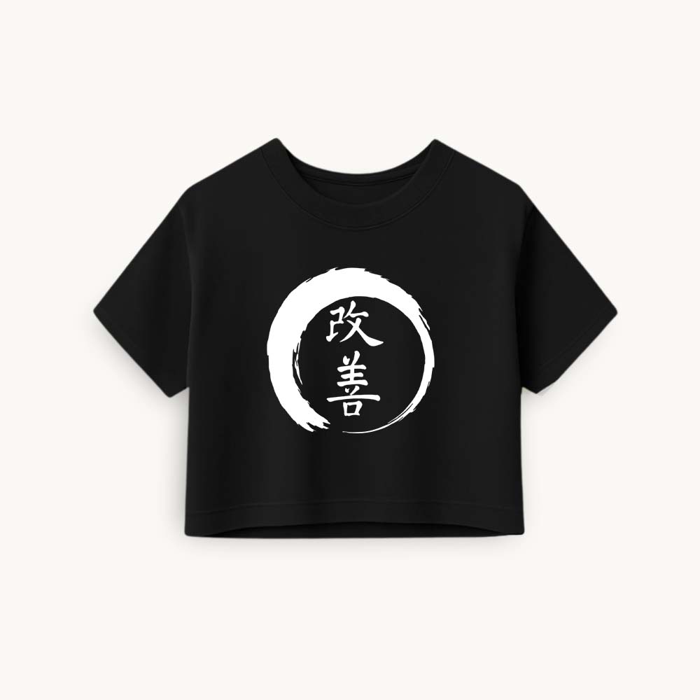 Reform Printed Round Neck Crop Pre-customized Tshirt for Women