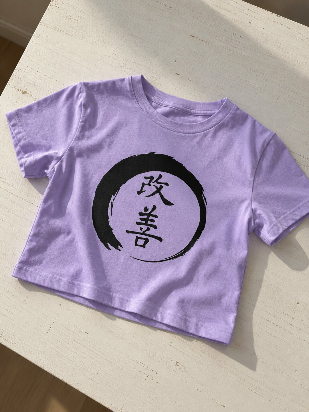 Reform Printed Round Neck Crop Pre-customized Tshirt for Women