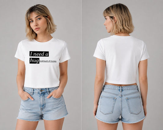 Word-Idioms-021-Printed-Round-Neck-Crop-Tshirt-for-Women