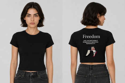 Word-Idioms-025-Printed-Round-Neck-Crop-Tshirt-for-Women